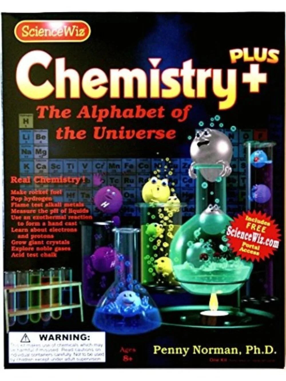 ScienceWiz Chemistry Plus Kit For Kids Age 8+ New